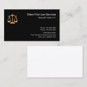 Carte De Visite Cabinet juridique classieux (Devant / Derrière)