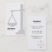 Carte De Visite Cabinet juridique de l'AVOCAT | (Devant / Derrière)