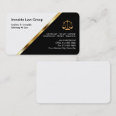 Carte De Visite Cabinet juridique d'entreprise (Devant / Derrière)
