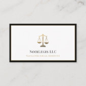 Carte De Visite Cabinet juridique du procureur de haut niveau (Devant)