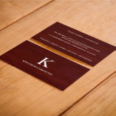 Carte De Visite Cabinet Maker Business Card Template