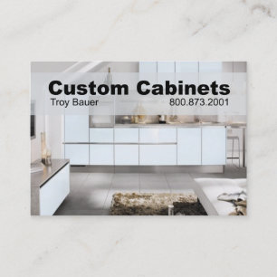 Carte De Visite Cabinets faits sur commande - charpentier,