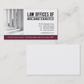 Carte De Visite Cabinets juridiques Legal2 de mandataire (Devant / Derrière)