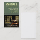 Carte De Visite Cabinets juridiques Legal3 de mandataire - avocat (Devant / Derrière)