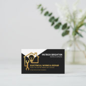 Carte De Visite Câblage de circuit électrique à domicile (Debout devant)