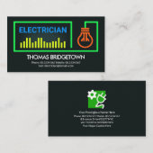 Carte De Visite Câble électrique vert (Devant / Derrière)