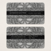 CARTE DE VISITE CÂBLE GRAS KNIT 3.5x2 (Devant & derrière)