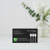 Carte De Visite Câbles d'alimentation verticale Icône d'électricie (Debout devant)