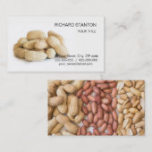 Carte De Visite cacahuètes (Devant / Derrière)