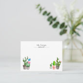Carte De Visite Cactus (Debout devant)