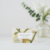 Carte De Visite Cactus à fleurs de jardinier (Debout devant)