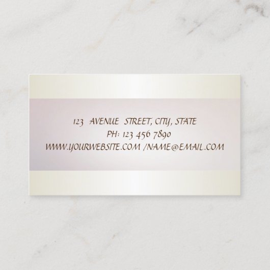 Carte De Visite Cactus à rayures modernes Succulent (Dos)