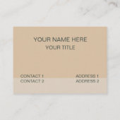 Carte De Visite Cactus Cactus Cactus Succulent Cactus (Dos)