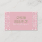 Carte De Visite Cactus du désert moderne du milieu du siècle (Dos)