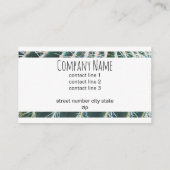 Carte De Visite cactus épines nature photo artistique double face (Dos)