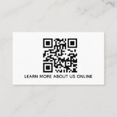 Carte De Visite Cactus Home Design Plant  (Dos)