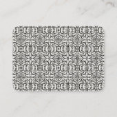 Carte De Visite Cactus occidental rustique de désert du site Web (Dos)