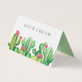 Carte De Visite Cactus taco bar (Dos)