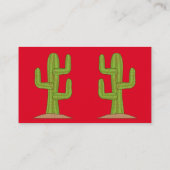 Carte De Visite Cactus Thunder_Cove de Saguaro (Dos)