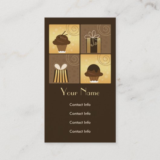 Carte De Visite Cadeau créatif (Devant)