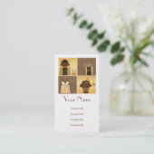 Carte De Visite Cadeau créatif (Debout devant)