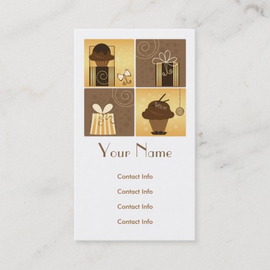 Carte De Visite Cadeau créatif (Devant)