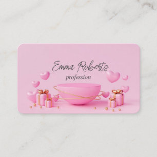 Carte De Visite Cadeau d'anniversaire de naissance Ballons blancs
