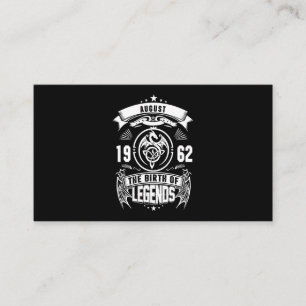 Carte De Visite Cadeau d'août   1962 La Naissance Des Légendes