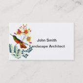 Carte De Visite Cadeau de la pendaison de crémaillère 9 de colibri (Devant)