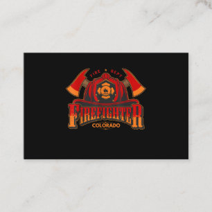 Carte De Visite Cadeau De Pompier Pour Pompier Ou Femme