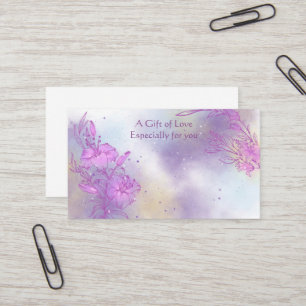 Carte de visite cadeau Flower Shop