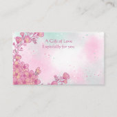 Carte de visite cadeau Flower Shop (Devant)