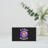 Carte De Visite Cadeau Halloween | Sorcière de base (Debout devant)