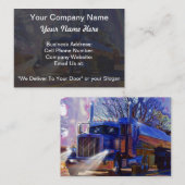 Carte De Visite Cadeau lourd de transport de camion de (Devant / Derrière)