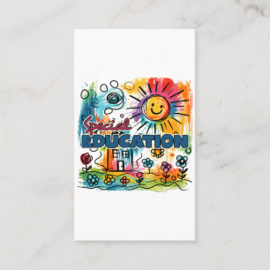 Carte De Visite Cadeau pour enseignant   Éducation spécialisée