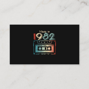 Carte De Visite Cadeaux d'anniversaire 40 ans fabriqués en 1982 Ca