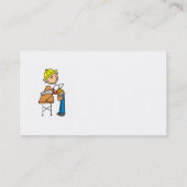 Carte De Visite Cadeaux de bois de charpente de Sawing de (Dos)