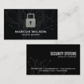 Carte De Visite cadenas | Circuit Board (Devant / Derrière)