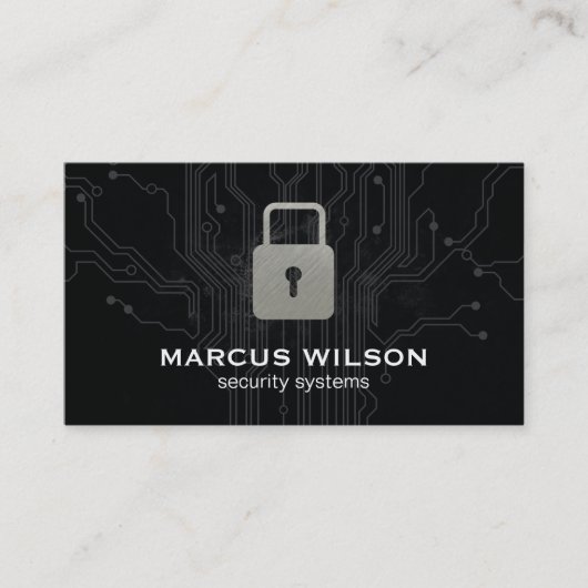 Carte De Visite cadenas | Circuit Board (Devant)
