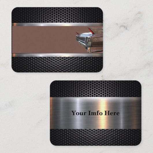 Carte De Visite Cadilac (Devant / Derrière)