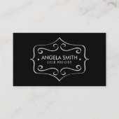 Carte De Visite Cadre blanc (Devant)