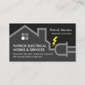 Carte De Visite Cadre de circuit électrique (Devant)