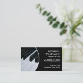 Carte De Visite Cadre de l'enseignant de piano (Debout devant)