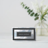 Carte De Visite Cadre de nuages de ciel moderne (Debout devant)