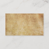 Carte De Visite Cadre de plat en laiton (Dos)