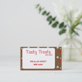 Carte De Visite Cadre de point de polka (Debout devant)