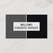 Carte De Visite Cadre de texture béton Faux (Devant)
