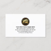 Carte De Visite Cadre des outils de construction Handyman (Dos)