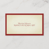 Carte De Visite Cadre élégant et élégant (Devant)