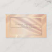 Carte De Visite Cadre élégant, moderne et élégant (Dos)